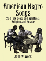 American Negro Songs: 230 Folk Songs and Spirituals, Religious and Secular