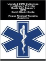 Healthcare Provider Basic Life Support CPR Quick Study Guide 2015 Updated Guidelines