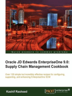 Oracle JD Edwards EnterpriseOne 9.0: Supply Chain Management Cookbook