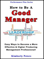 How to Be a Good Manager