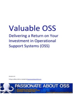 Valuable OSS - Delivering a Return on Your Investment in Operational Support Systems (OSS)