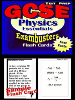 GCSE Physics Test Prep Review--Exambusters Flash Cards: GCSE Exam Study Guide