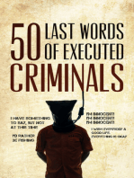 50 Last Words of Executed Criminals