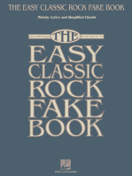 The Easy Classic Rock Fake Book: Melody, Lyrics & Simplified Chords in the Key of C
