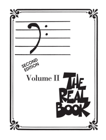 The Real Book - Volume II - Second Edition: Bass Clef Edition