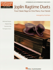 Joplin Ragtime Duets: NFMC 2020-2024 Selection Hal Leonard Student Piano Library Intermediate - Level 5 1 Piano, 4 Hands