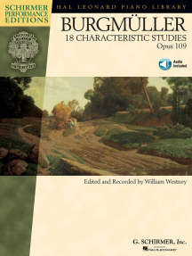 Johann Friedrich Burgmüller - 18 Characteristic Studies, Opus 109: edited and recorded by William Westney
