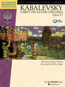 Dmitri Kabalevsky - Thirty Pieces for Children, Op. 27: With recordings of Performances Schirmer Performance Editions