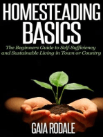 Homesteading Basics: The Beginners Guide to Self-Sufficiency and Sustainable Living in Town or Country (Sustainable Living & Homestead Survival Series)
