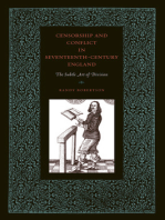 Censorship and Conflict in Seventeenth-Century England: The Subtle Art of Division