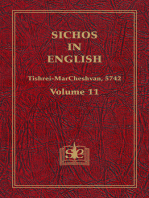 Sichos In English, Volume 11: Tishrei-MarCheshvan, 5742