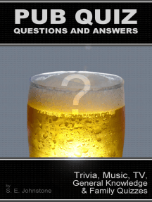 Pub Quiz Questions And Answers Trivia Music Tv Family General Knowledge Quizzes By Sarah Johnstone Ebook Scribd