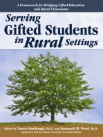 Serving Gifted Students in Rural Settings
