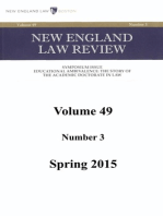New England Law Review: Volume 49, Number 3 - Spring 2015
