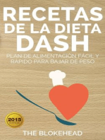 Recetas de la dieta Dash: plan de alimentación fácil y rápido para bajar de peso