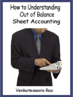 How to Understanding Out of Balance Sheet Accounting