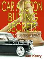 Car Auction Buying Secrets