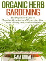 Organic Herb Gardening