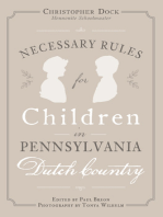 Necessary Rules for Children in Pennsylvania Dutch Country