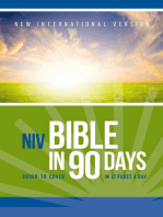 NIV, Bible in 90 Days: Cover to Cover in 12 Pages a Day