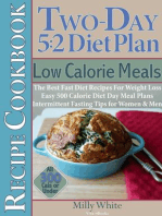 Two-Day 5:2 Diet Plan Low Calorie Meals Recipe Cookbook The Best Fast Diet Recipes For Weight Loss Easy 500 Calorie Diet Day Meal Plans: Two-Day 5:2 Diet Plan, #6