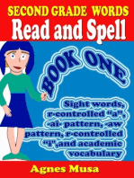 Second Grade Words Read And Spell Book One