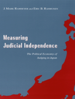 Measuring Judicial Independence: The Political Economy of Judging in Japan