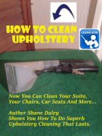 How to Clean Upholstery