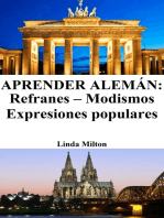 Aprender Alemán: Refranes - Modismos - Expresiones populares