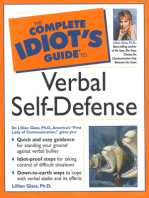 The Complete Idiot’s Guide to Verbal Self Defense