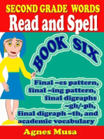 Second Grade Words Read And Spell Book Six