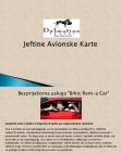 Jeftine Avionske Karte