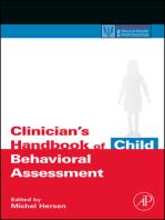 Clinician's Handbook of Child Behavioral Assessment