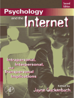 Psychology and the Internet: Intrapersonal, Interpersonal, and Transpersonal Implications