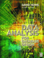 Data Analysis for Database Design