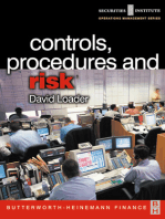 Controls, Procedures and Risk