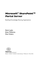 Microsoft SharePoint Portal Server: Building Knowledge Sharing Applications
