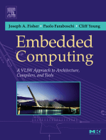 Embedded Computing: A VLIW Approach to Architecture, Compilers and Tools