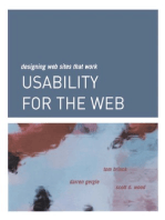 Usability for the Web: Designing Web Sites that Work