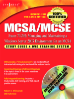 MCSA/MCSE Managing and Maintaining a Windows Server 2003 Environment for an MCSA Certified on Windows 2000 (Exam 70-292): Study Guide & DVD Training System