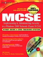 MCSE/MCSA Implementing and Administering Security in a Windows 2000 Network (Exam 70-214): Study Guide and DVD Training System