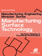 Manufacturing Surface Technology: Surface Integrity and Functional Performance