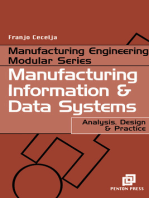 Manufacturing Information and Data Systems: Analysis, Design and Practice