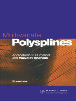 Multivariate Polysplines: Applications to Numerical and Wavelet Analysis