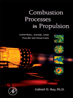 Combustion Processes in Propulsion: Control, Noise, and Pulse Detonation