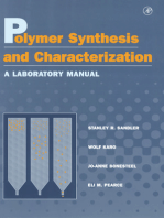 Polymer Synthesis and Characterization: A Laboratory Manual