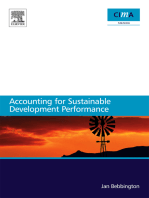 Accounting for sustainable development performance
