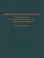 Groups & Geometric Analysis: Radon Transforms, Invariant Differential Operators and Spherical Functions: Volume 1