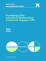 Proceedings of the International Mathematical Conference, Singapore 1981