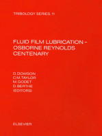 Fluid Film Lubrication - Osborne Reynolds Centenary: FLUID FILM LUBRICATION - OSBORNE REY